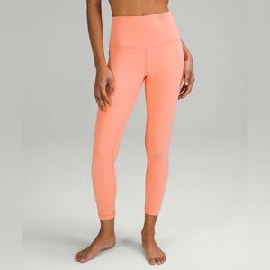 Lululemon Align leggings 25 inch Sunny Coral color